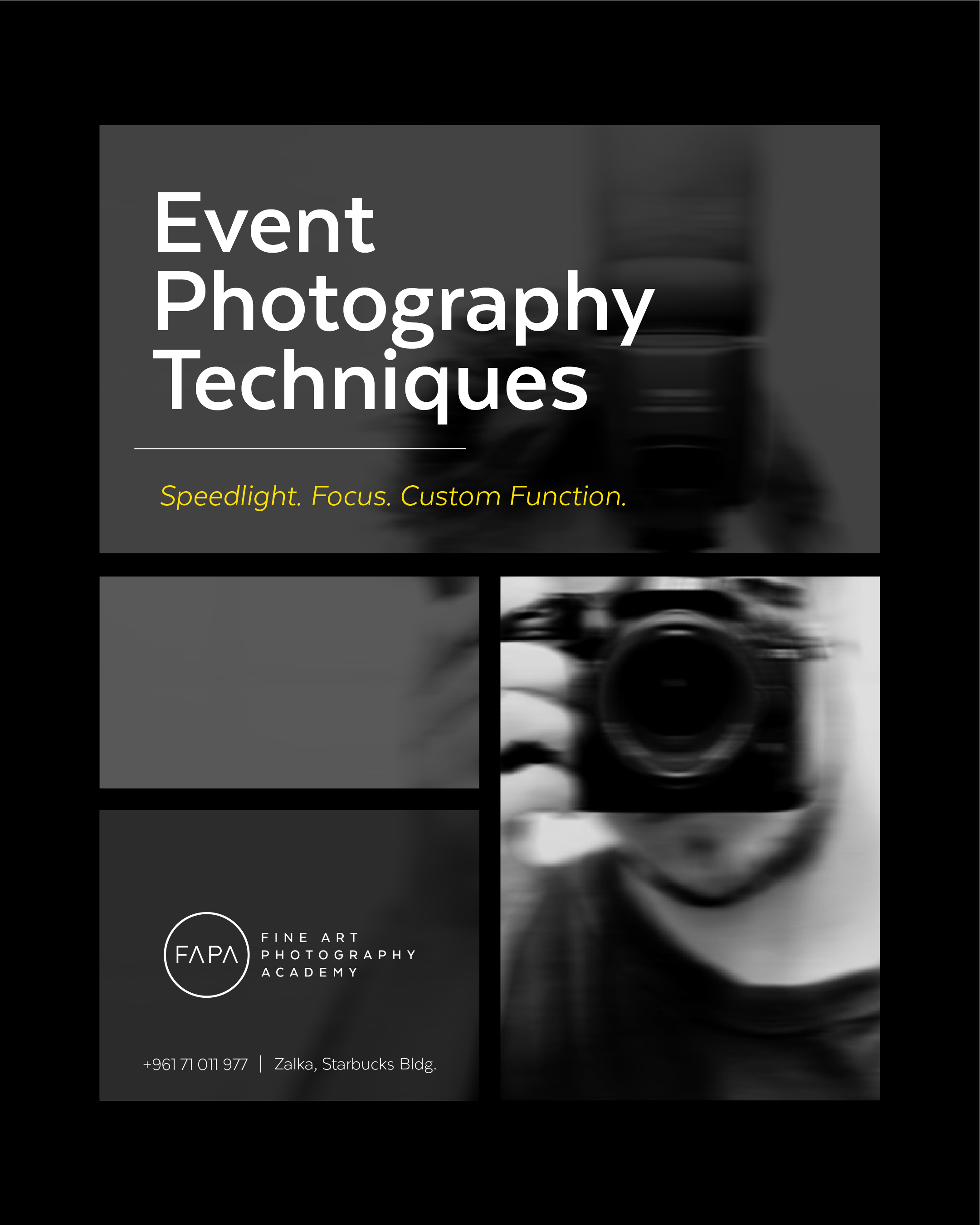 Event Photography Techniques